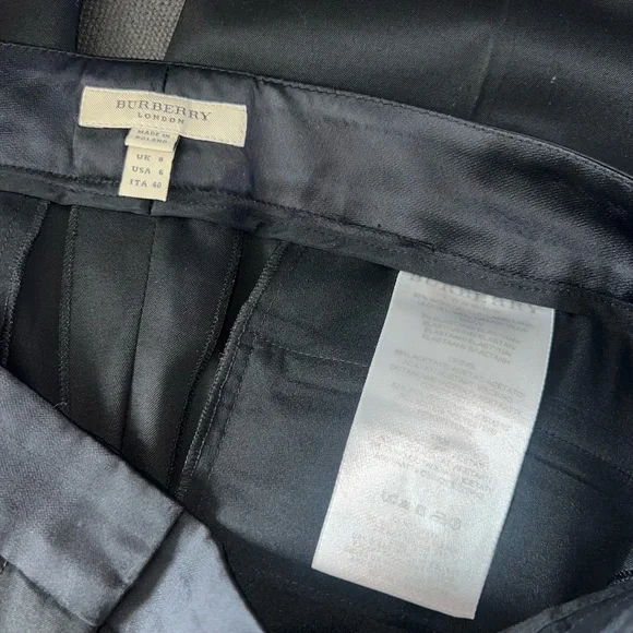 Burberry Classic Black Women's Pants - Picture 3 of 3